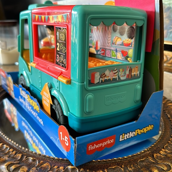 Little People Serve it up Talking Taco Food Truck New Fisheries-Price Great Gift - Picture 7 of 11